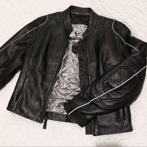 Womens MOTO GP Leather Racing Jacket